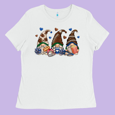 Football Gnomes Ladies Tee Designed By Zillion Design Studio