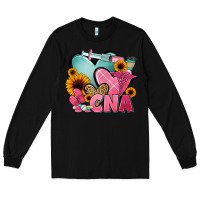 Black cna nurse Long Sleeve Tee - JahusDesignShop
