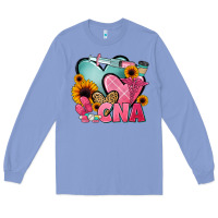 Colony Blue cna nurse Long Sleeve Tee - JahusDesignShop