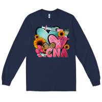 Navy cna nurse Long Sleeve Tee - JahusDesignShop