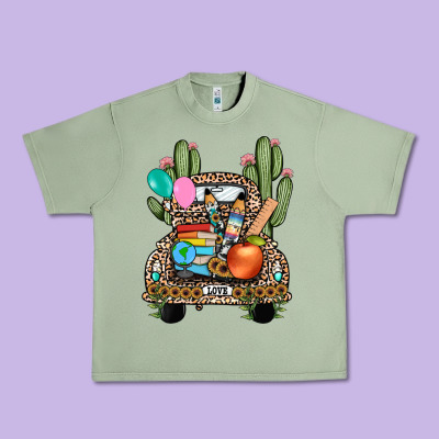 Farm Truck,back To School Urban Heavy Tee Designed By Jahusdesignshop