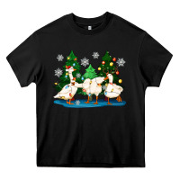 Black christmas duck Heavy Core Tee - Zillion Design Studio