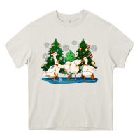 Cream christmas duck Heavy Core Tee - Zillion Design Studio