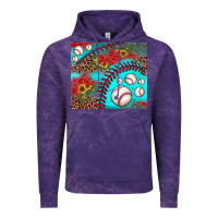 Cloud Purple baseball leopard turquoise sunflower Vintage Hoodie - JahusDesignShop