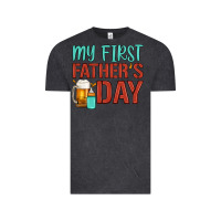 Vintage Black my first father's day Vintage Tee - Artiststas