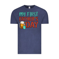 Vintage Denim my first father's day Vintage Tee - Artiststas