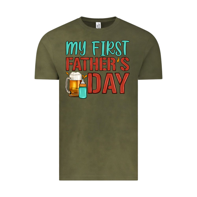 My First Father's Day Vintage Tee by Artiststas | Teevron