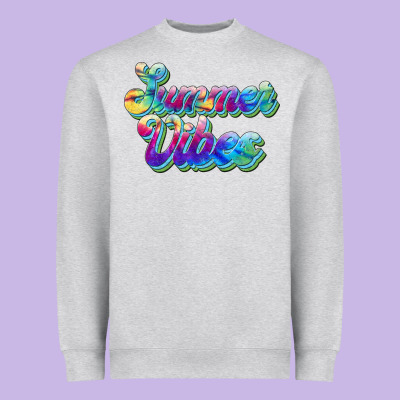 Summer Vibes Heavyweight Sweatshirt Designed By Jahusdesignshop