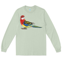 Matcha Rosella Bird Long Sleeve Tee - LillyAllenDesigns