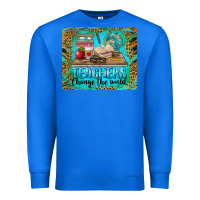 True Royal teachers change the world mousepad Premium Sweatshirt - BarkalooDesign