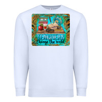 White teachers change the world mousepad Premium Sweatshirt - BarkalooDesign
