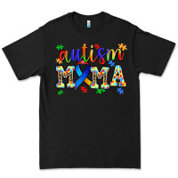 Black autism mama Premium Tee - AdoDesignShop