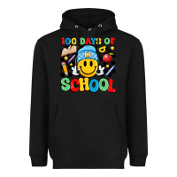 Black 100 days of school Heavyweight Hoodie - Artiststas