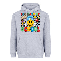 Heather Grey 100 days of school Heavyweight Hoodie - Artiststas