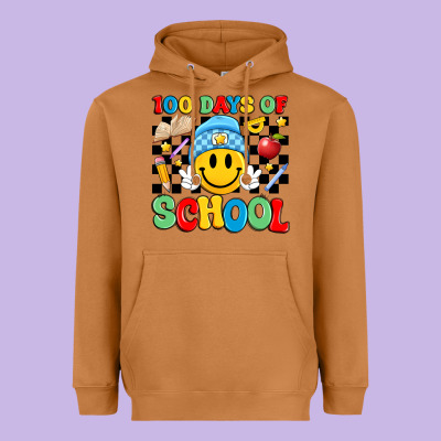 100 Days Of School Heavyweight Hoodie Designed By Artiststas