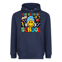 Navy 100 days of school Heavyweight Hoodie - Artiststas