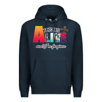 Navy He is Alive Premium Hoodie - Bettercallsaul