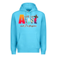Ocean Blue He is Alive Premium Hoodie - Bettercallsaul