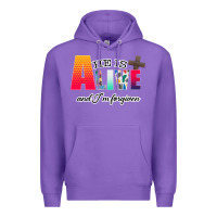 Purple He is Alive Premium Hoodie - Bettercallsaul