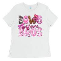 White bows before bros Ladies Tee - texasbilliewilder