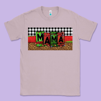 Mama Christmas Classic Tee Designed By Jasminsmagicworld
