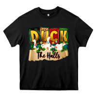 Black christmas duck the halls Heavy Core Tee - Zillion Design Studio