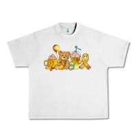 Lunar Rock childhood cancer ribbon and coffee cups Urban Heavy Tee - AdoDesignShop