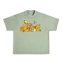 Oil Green childhood cancer ribbon and coffee cups Urban Heavy Tee - AdoDesignShop