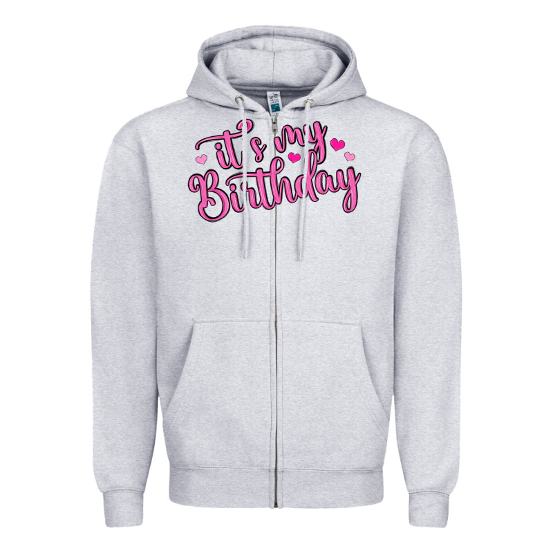 It S My Birthday Zipper Hoodie by MaliasSmallBusiness | Teevron