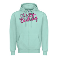 Seafoam it s my birthday Zipper Hoodie - MaliasSmallBusiness
