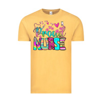 Vintage Mustard proud nurse Vintage Tee - BundleAndBundleShop