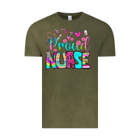 Vintage Olive proud nurse Vintage Tee - BundleAndBundleShop