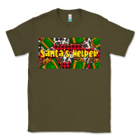 Army Green santa's helper with gifts Classic Tee - AdoDesignShop