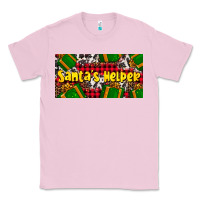 Bubblegum Pink santa's helper with gifts Classic Tee - AdoDesignShop