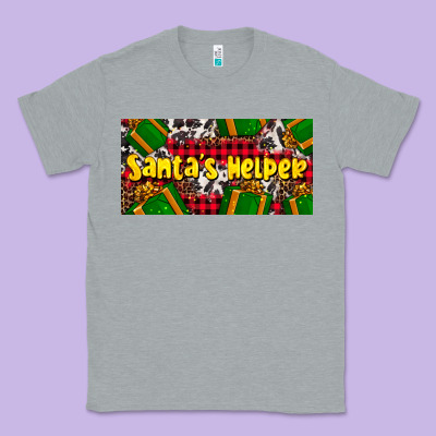 Santa's Helper With Gifts Classic Tee Designed By Adodesignshop