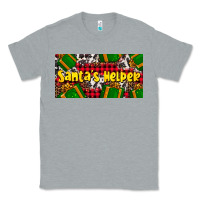 Heather Grey santa's helper with gifts Classic Tee - AdoDesignShop