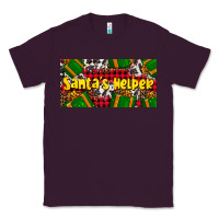 Plum santa's helper with gifts Classic Tee - AdoDesignShop