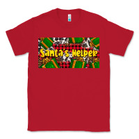 Red santa's helper with gifts Classic Tee - AdoDesignShop
