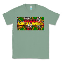 Sage santa's helper with gifts Classic Tee - AdoDesignShop