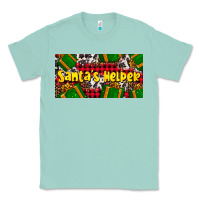 Seafoam santa's helper with gifts Classic Tee - AdoDesignShop