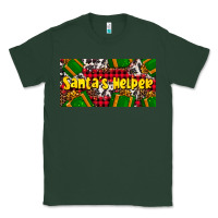 Sports Green santa's helper with gifts Classic Tee - AdoDesignShop