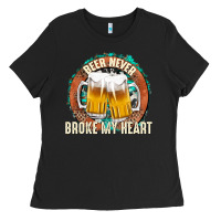 Black beer never broke my heart Ladies Tee - texasbilliewilder