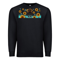 Black western mama messy bun Premium Sweatshirt - Jasminsmagicworld