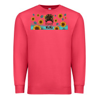 Cardinal western mama messy bun Premium Sweatshirt - Jasminsmagicworld