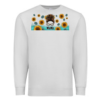 Dove Grey western mama messy bun Premium Sweatshirt - Jasminsmagicworld
