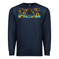 Navy western mama messy bun Premium Sweatshirt - Jasminsmagicworld