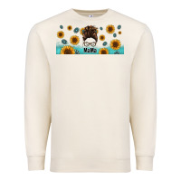 Sandshell western mama messy bun Premium Sweatshirt - Jasminsmagicworld