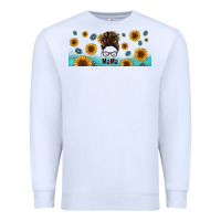 White western mama messy bun Premium Sweatshirt - Jasminsmagicworld