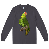 Smoke New Zealand Paraket Parrot Long Sleeve Tee - LillyAllenDesigns