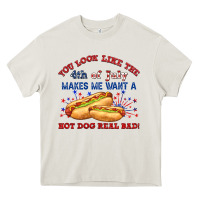 Cream dog real bad billie wilder Heavy Core Tee - texasbilliewilder